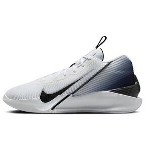 Nike Men's G.T. Jump Academy Basketball Shoes, White/Metallic Silver-Black, 14